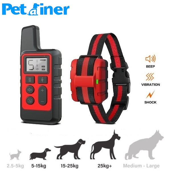 PET150R Remote Dog Training Collar 1-2 Dogs 500m