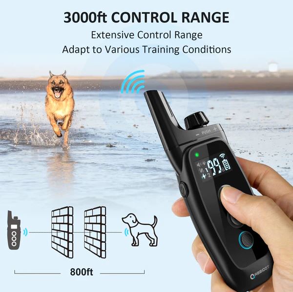 T50R Remote Dog Training Shock Collar 1-2 Dogs S/M/L 900m