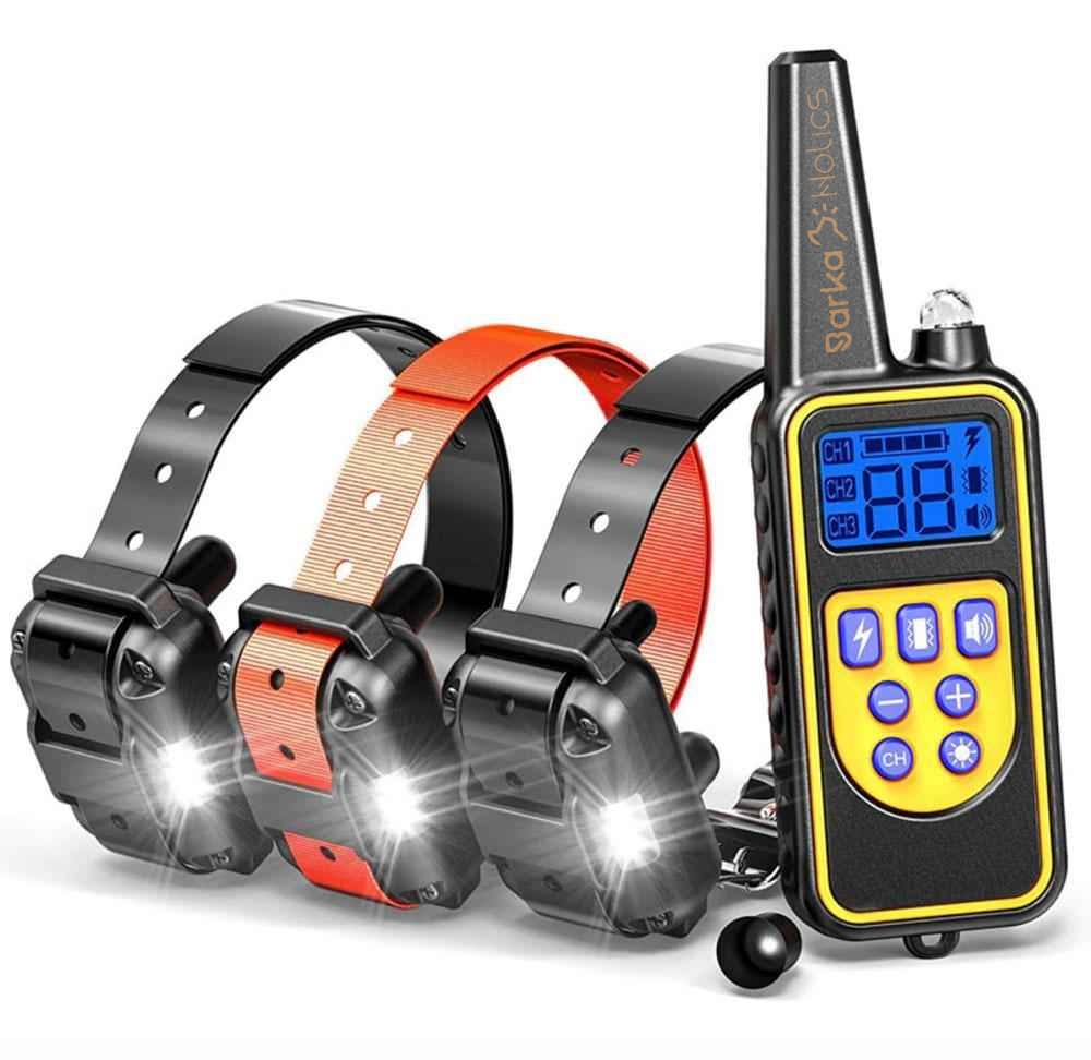 T776 Rechargeable Remote Training Collar 1-3 Dogs 800m