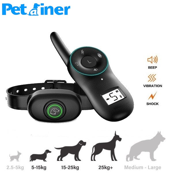 PET410R Remote Dog Training Collar 1-2 Dogs 400m