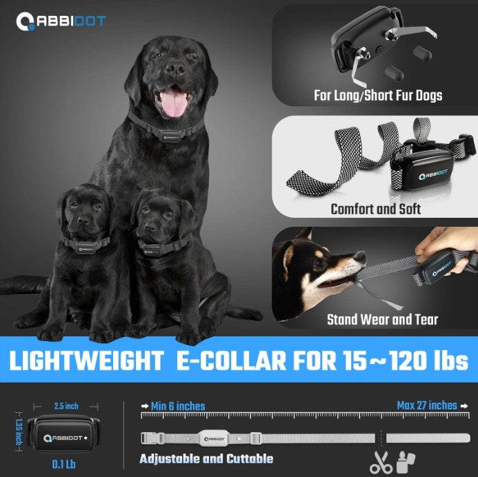 Advanced Remote Dog Training Shock Collar 900m 1-2 Dogs T30R